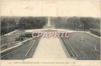 Saint-Germain-en-Laye — Perspectiva da Avenida das Loges — LL.