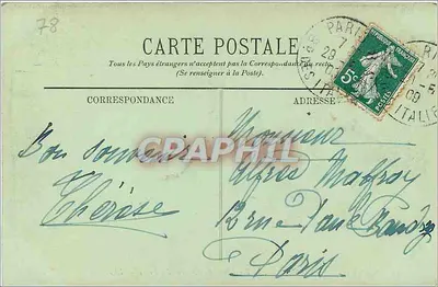 Saint-Germain-en-Laye — Perspectiva da Avenida das Loges — LL. — Verso