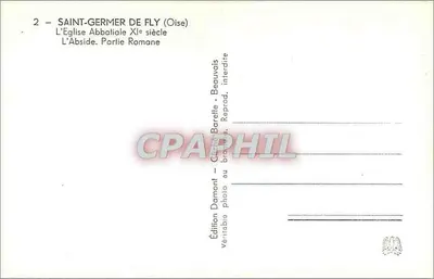 Saint-Germer-de-Fly — A Igreja Abbatial do Século X, A Abside. Parte Romana — Edição Damont - Beauvais — Verso