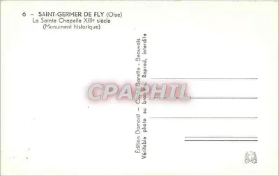 Saint-Germer-de-Fly — Święta Kaplica — Wydawnictwo Damont — Rewers