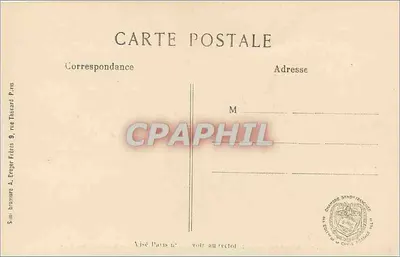 Le Bourget - Interior do Alcove: A Barricada comandada pelo Comandante Brasseur — Coleção F. Bordas — Verso