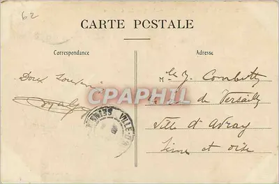 Boulogne-sur-Mer — Het Casino — Uitgave Sierrenard, Boulogne-sur-Mer — Achterkant