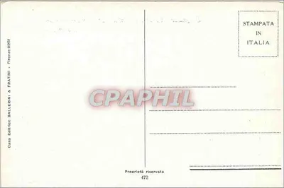 Paisagem montanhosa — texto bíblico João 6.68 — Casa Editrice Ballerini & Fratini — Verso