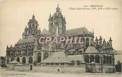 Argentan — A Igreja de São Germain (séculos XV, XVI e XVII) — A. Lejeune, editor Argentan