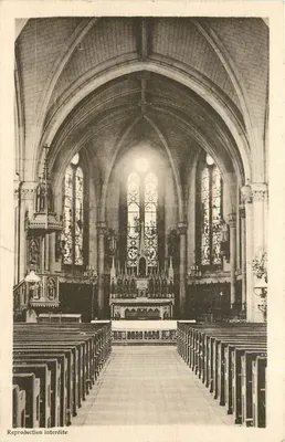 Saint-Mars-d'Égrenne — Interior da Igreja — Edição Lecoq