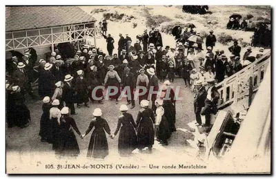 St-Jean-de-Monts (Vendée) — Een groep tuinders — onbekende uitgever, n° 105