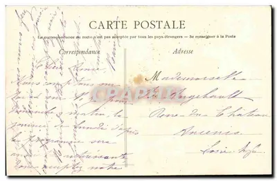 Miłość w Bretanii — Pont-Aven, Concarneau, Rosporden — C.B.D. n°193 — Rewers