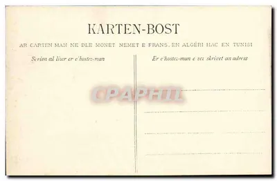 Ao redor de Quimper — A Fonte de Quilinen — Éditeur Quimper, n° 3424 — Verso
