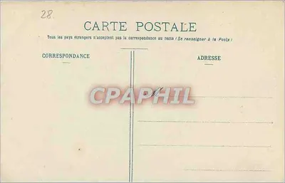 Chartres - Porta Guillaume, XIV wiek — Ch. Foucault, wyd., Dreux, nr 17 — Rewers