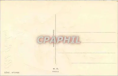 Bukiet lili — Porte Bonheur — M.D., Paryż — Rewers