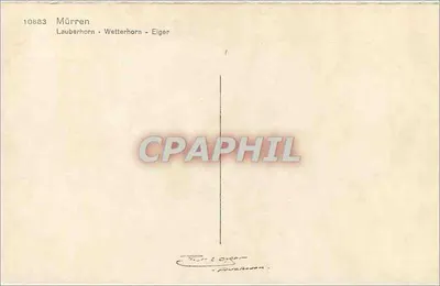 Mürren — Lauberhorn - Wetterhorn - Eiger — 10883 — Rewers