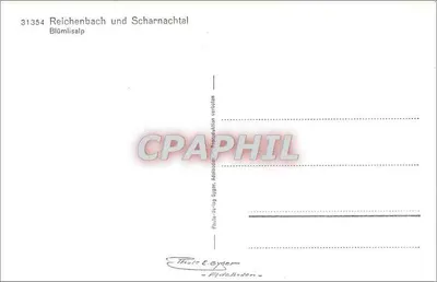 Reichenbach und Scharnachtal — Blümlisalp — Foto E. Gyder, Adelboden — Verso
