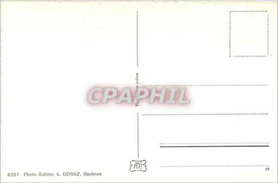 Wąwóz Illex i Zęby Południa — widok panoramiczny — Photo-Édition A. DERIAZ, Baulmes — Rewers