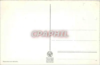 Ginevra - Ponte del Mont-Blanc e Torri di San Pietro — Éditions Jaeger, n°7112 — Verso