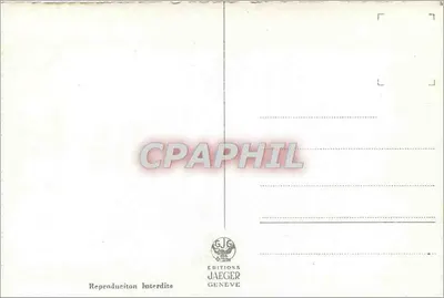 Ginebra. Monumento Internacional de la Reforma — editor Jaeger, n° 7059 — Reverso