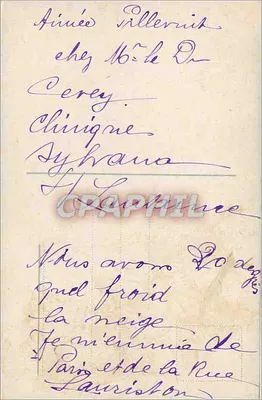 Sanatorium Sylvana nad Lausanne — widok budynku i jeziora — wydawca CPHAPHIL — Rewers