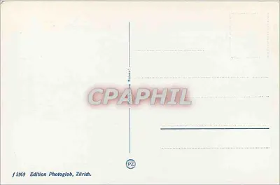 Fribourg. Vista tirada de Pétrolles — Edição Photoglob, Zürich, n° f 5969 — Verso