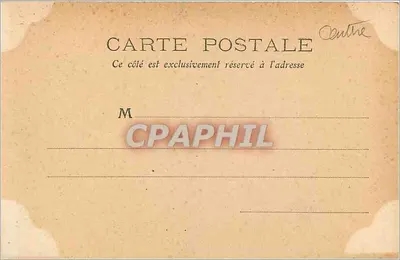 Castillo de BLOIS, el ático — vista desde las galerías — Tarjeta postal antigua n°105 — Reverso