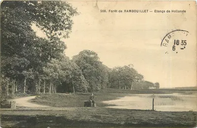 Floresta de RAMBOUILLET — Lagos da Holanda — editor La Brauge