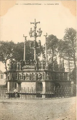 Plougasnél-Daoulas — O Calvário 1602 — Editor: Lallemand & Cie, n° 386