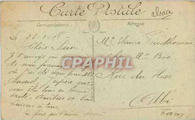 Belfort — Pomnik Trzech Oblieżeń i Zamek — wyd. L. L. n° 68 — Rewers