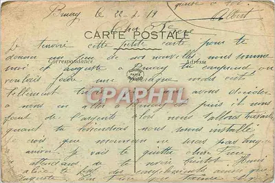 Ruinas de Arras — La Catedral — 2948 — Editor desconocido — Reverso