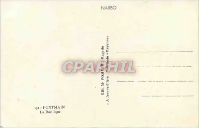Narbo — Bazylika — Édit. M. Pommain — Rewers