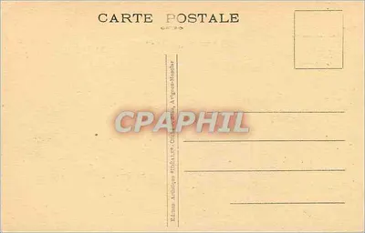 Avignon — Pałac Papieski — Façada Zachodnia — Wydawnictwo Artystyczne Stidaire, Avignon — Rewers