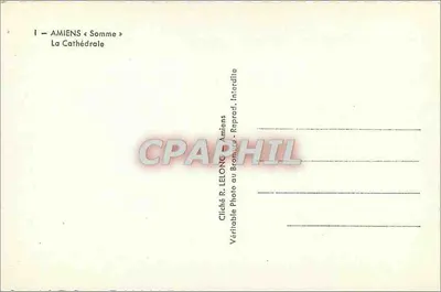 Amiens — Katedra — Cliché R. LEONG — Rewers