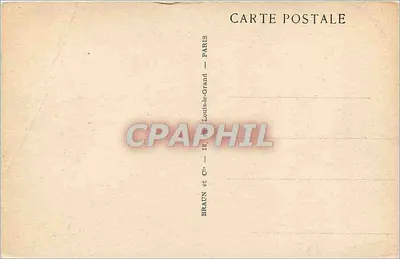 Chemin de Bretagne — widok lasu z sosnami — PHOTO MANSON, n° P W 13693 — Rewers