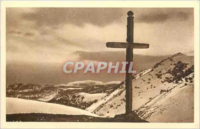 Croix no Col de Minuit — Passagem dos colportadores vandois e huguenotes — Edição G.-L. Arlaud - Chatillon
