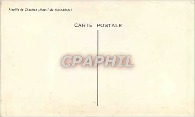 Aiguille de Charmoz (Massif du Mont-Blanc) — rysunek podpisany W.H. Guiton — Rewers
