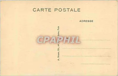 A lavadeira — reprodução de uma obra de Millet — editada por A. Moutet, Paris — Verso