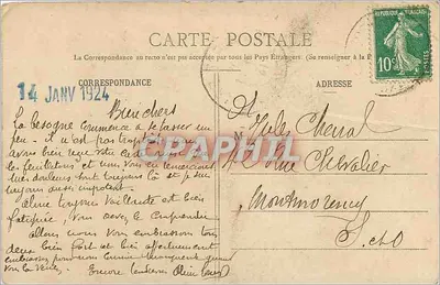 MENNECY - O Pont Queimado sobre a Essonne - Imp. Delaïolie — Verso