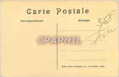 Parigi — Hotel del Castello di Madrid — Bois de Boulogne — Entrata principale e quercia di François I — Union photo française — Verso