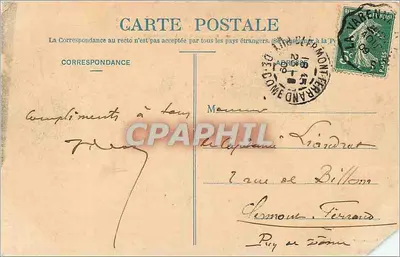 Champigny - Monumento da Defesa onde repousam 2.300 soldados Franceses e Alemães mortos na Batalha de 30 de novembro e 2 de dezembro de 1870 — Lameunier, editor, Champigny — Verso