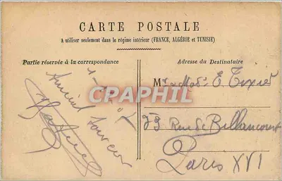 Versailles (Trianon) — Carro do Sacro de Carlos X — Blain-Versailles, n°171 — Verso