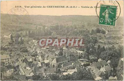 Chevreuse (S.-&-O) — Visão geral — Vale de Choisel — E. Malecuit, fot.-edit. Paris