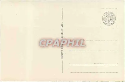 Widok z lotu nad szwajcarskimi Alpami — Zermatt — Graficzne Towarzystwo Neuchâtel, nr 2678 — Rewers