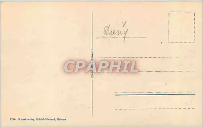Kleine Scheidegg - Jungfrau 4166 m — widok panoramiczny — Kunstverlag Schild-Richsel, Brienz n°1216 — Rewers