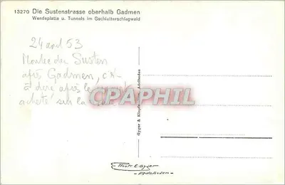 Droga w Sustenie — Wendeplatte i tunele — Gyger & Klopfleideren, Adoladaden — Rewers