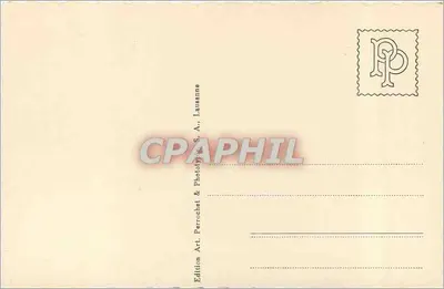 Thunersee — Eiger, Mönch, Jungfrau — Edição Art. Perrochat & Phototypie S.A., Lauanne — Verso
