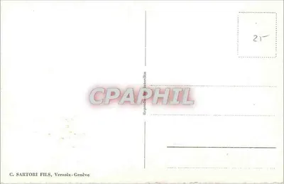 Castello di Thun — 1215 — C. Sartori Fils, Versoix-Ginevra — Verso