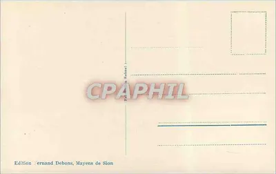 Mayens de Sion — Caminhada pelo bisse — Edição Fernand Debons — Verso