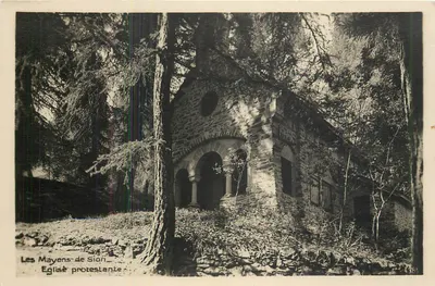 Les Mayens-de-Sion — Igreja protestante — Zaltion Art, Lausanne, n°4385