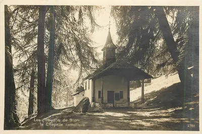 Les Mayens de Sion — a Capela Católica — editor desconhecido, n° 4386