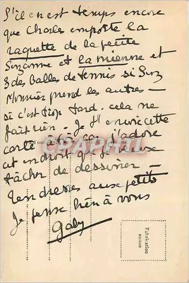 Les Mayens de Sion — a Capela Católica — editor desconhecido, n° 4386 — Verso