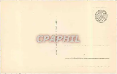 Neuchâtel. Entrada del castillo — Société graphique Neuchâtel, n° 5448 — Reverso