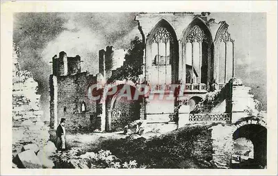 Ruínas do antigo castelo de Bourbon-L'Archambault — Edição Philippe Bernard