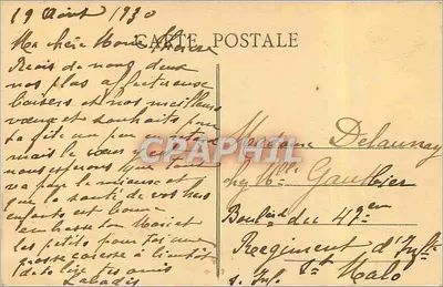 Chartres (E.-et-L.) — Widok z Courtille — G. Faneauil, wyd., Dreux — Rewers